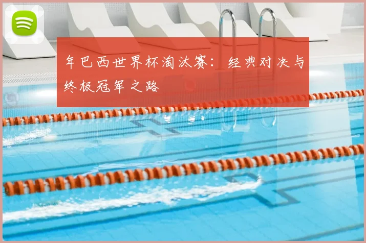 年巴西世界杯淘汰赛：经典对决与终极冠军之路